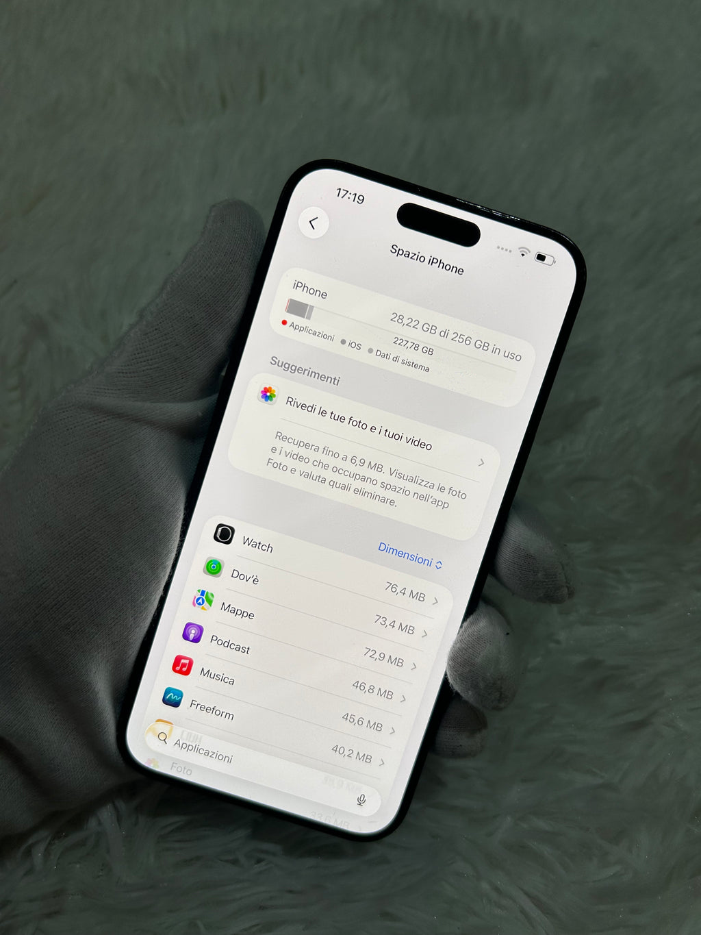 iPhone 15 Pro Max 256 Gb Titanio Blu - Batteria 90%