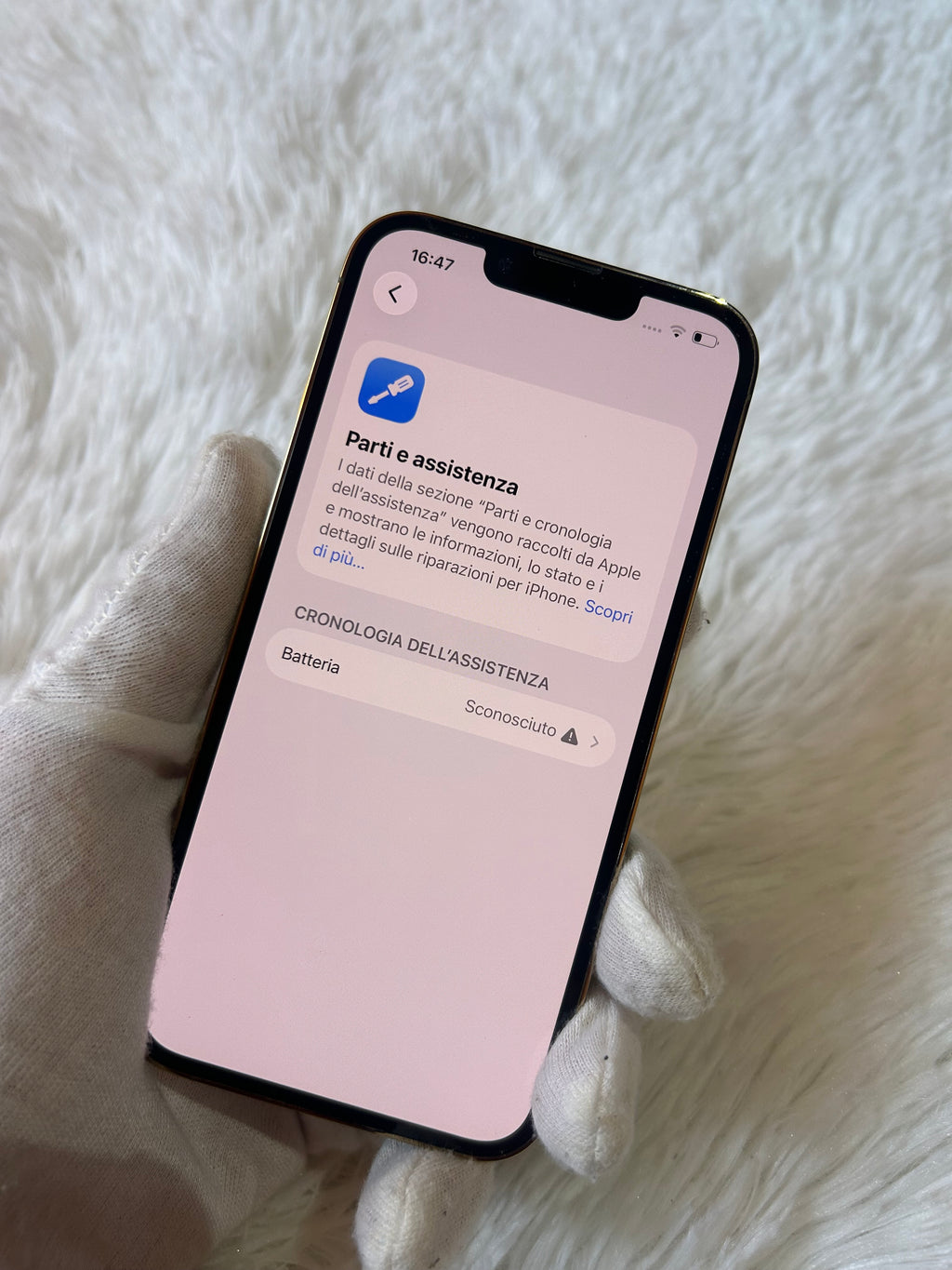 iPhone 13 Pro 256 Gb Gold - Batteria 87%