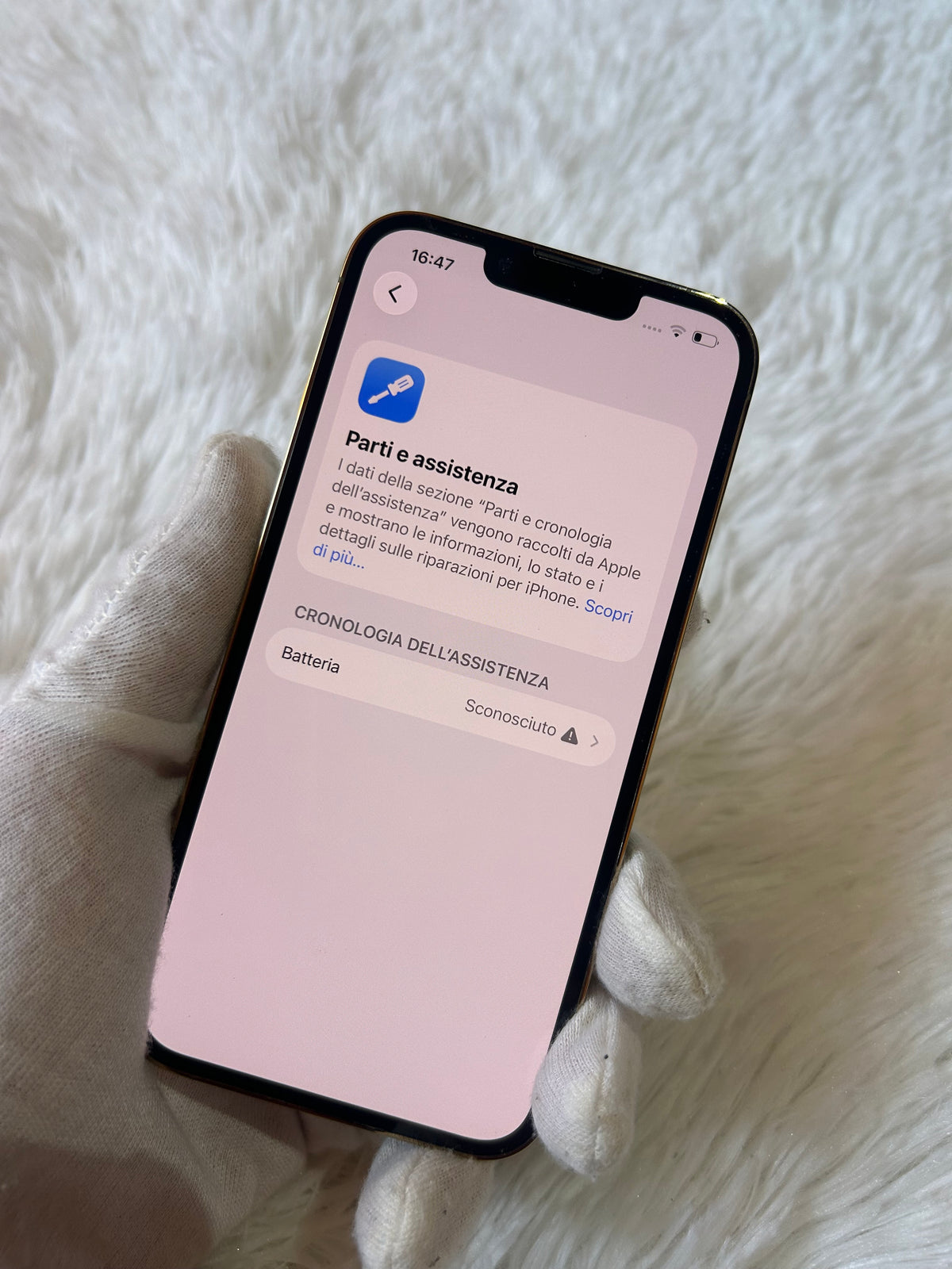 iPhone 13 Pro 256 Gb Gold - Batteria 87%