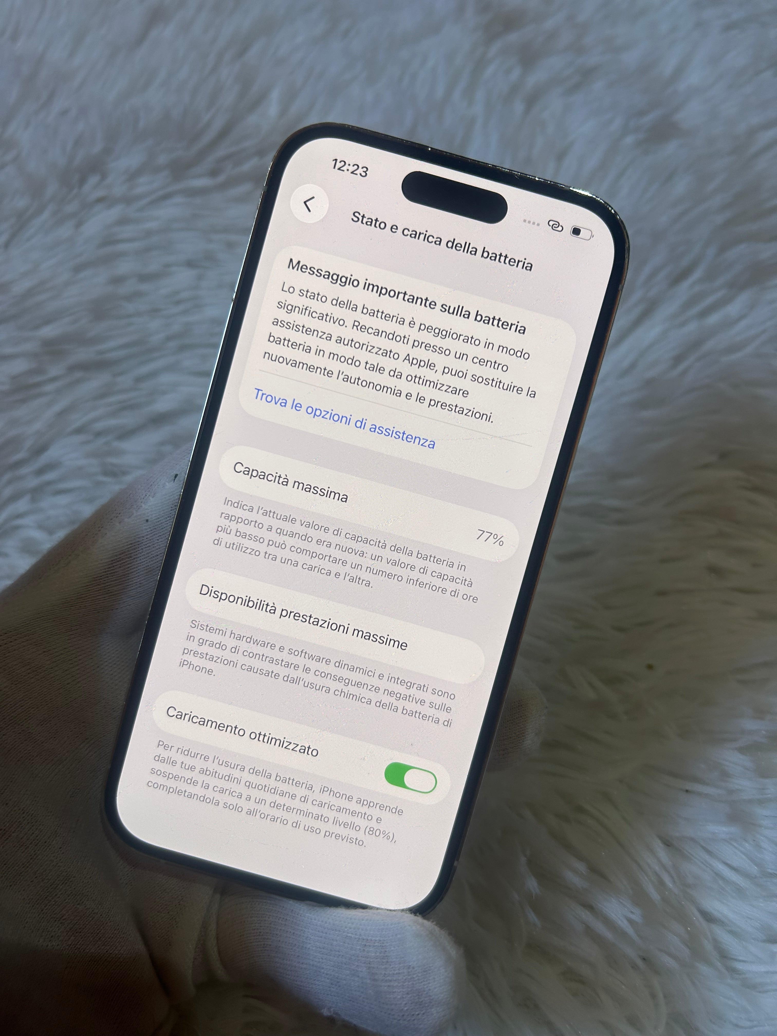 iPhone 14 Pro Silver 256 Gb - Batteria 77%