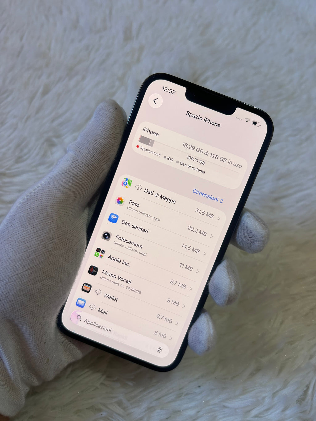 iPhone 13 Pro 128 Gb Sierra Blue - Batteria 100%