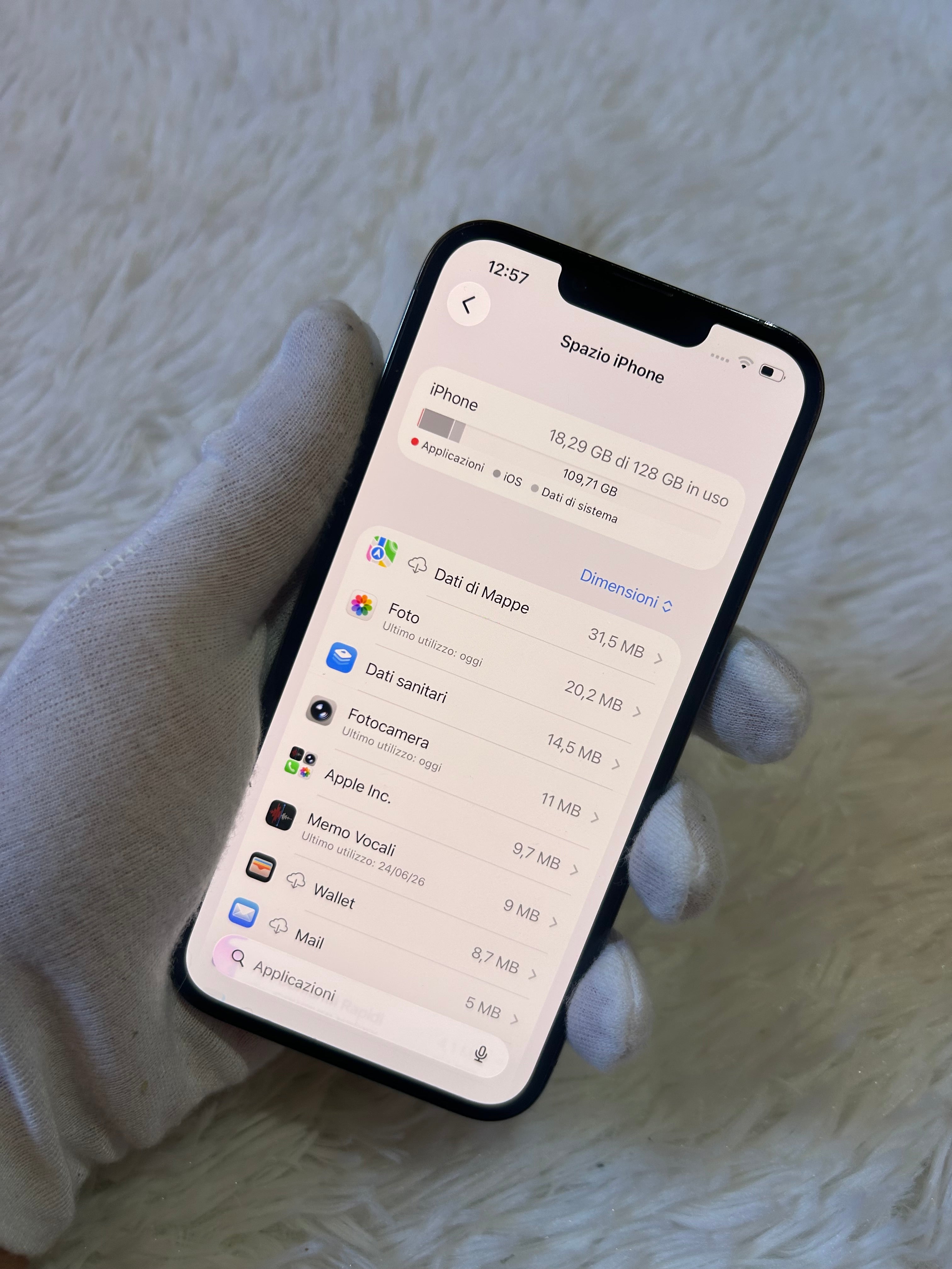 iPhone 13 Pro 128 Gb Sierra Blue - Batteria 100%