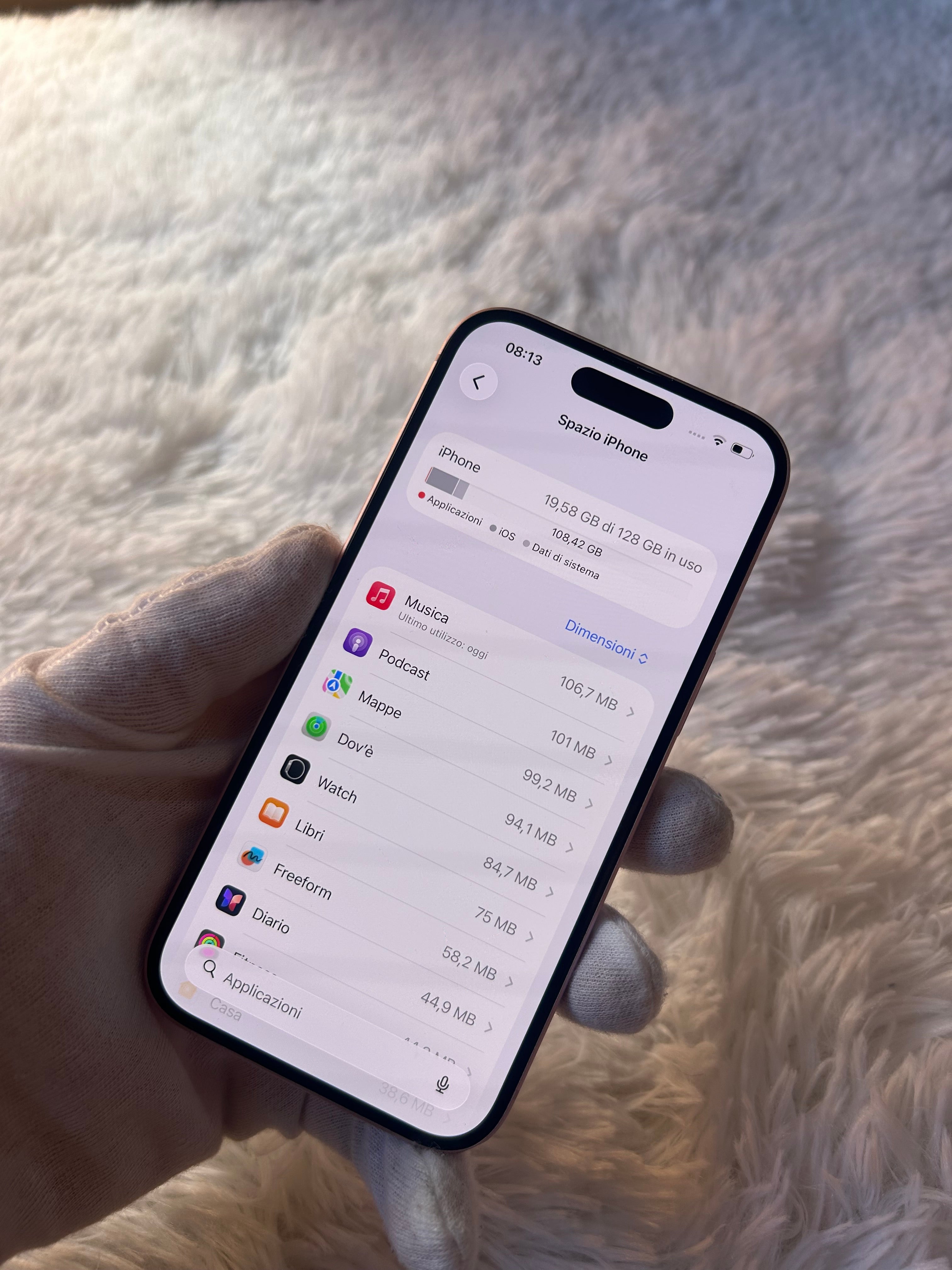 iPhone 15 Rosa 128 Gb - Batteria 84%