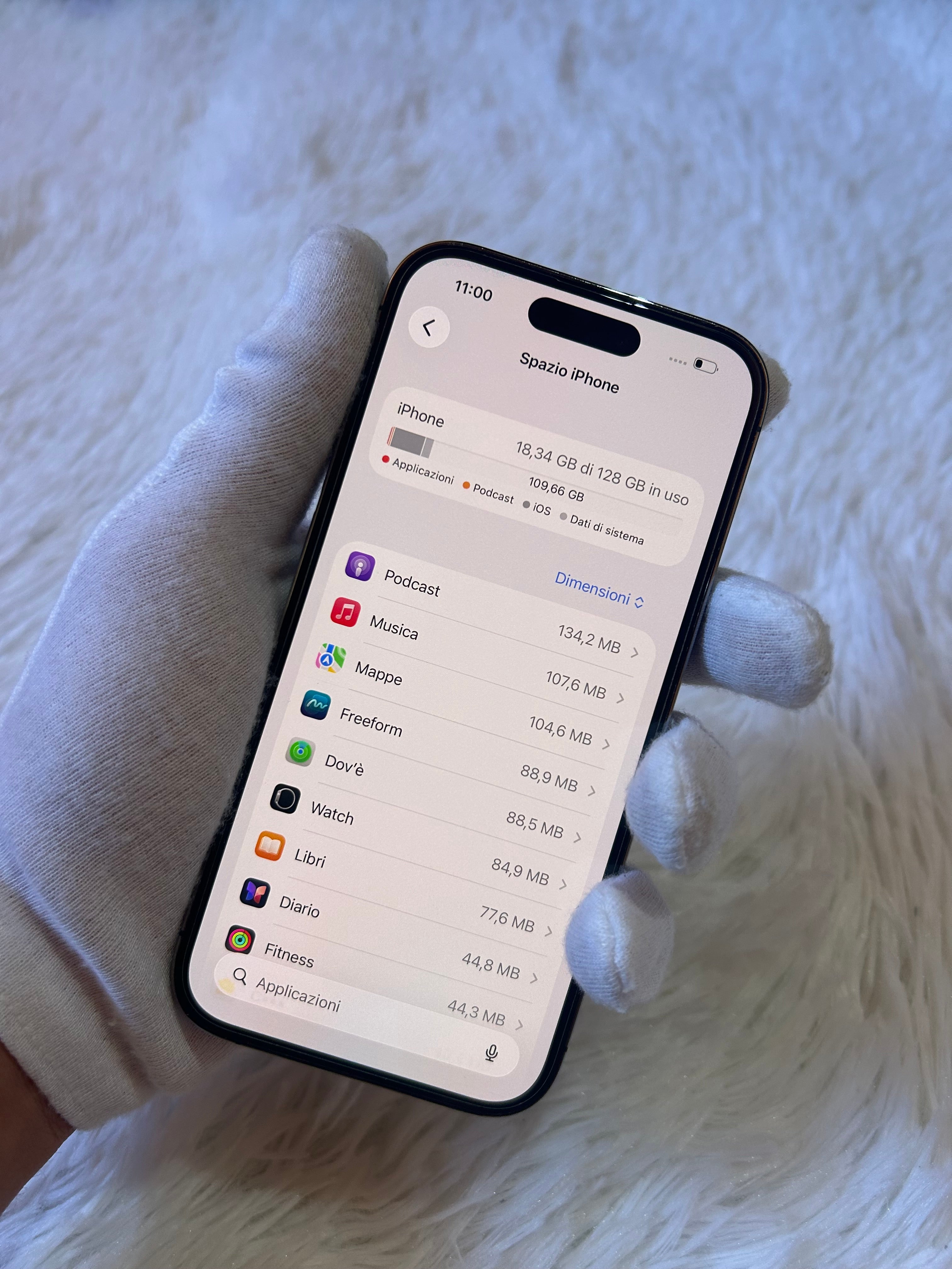 iPhone 14 Pro Deep Purple 128 Gb - Batteria 87%