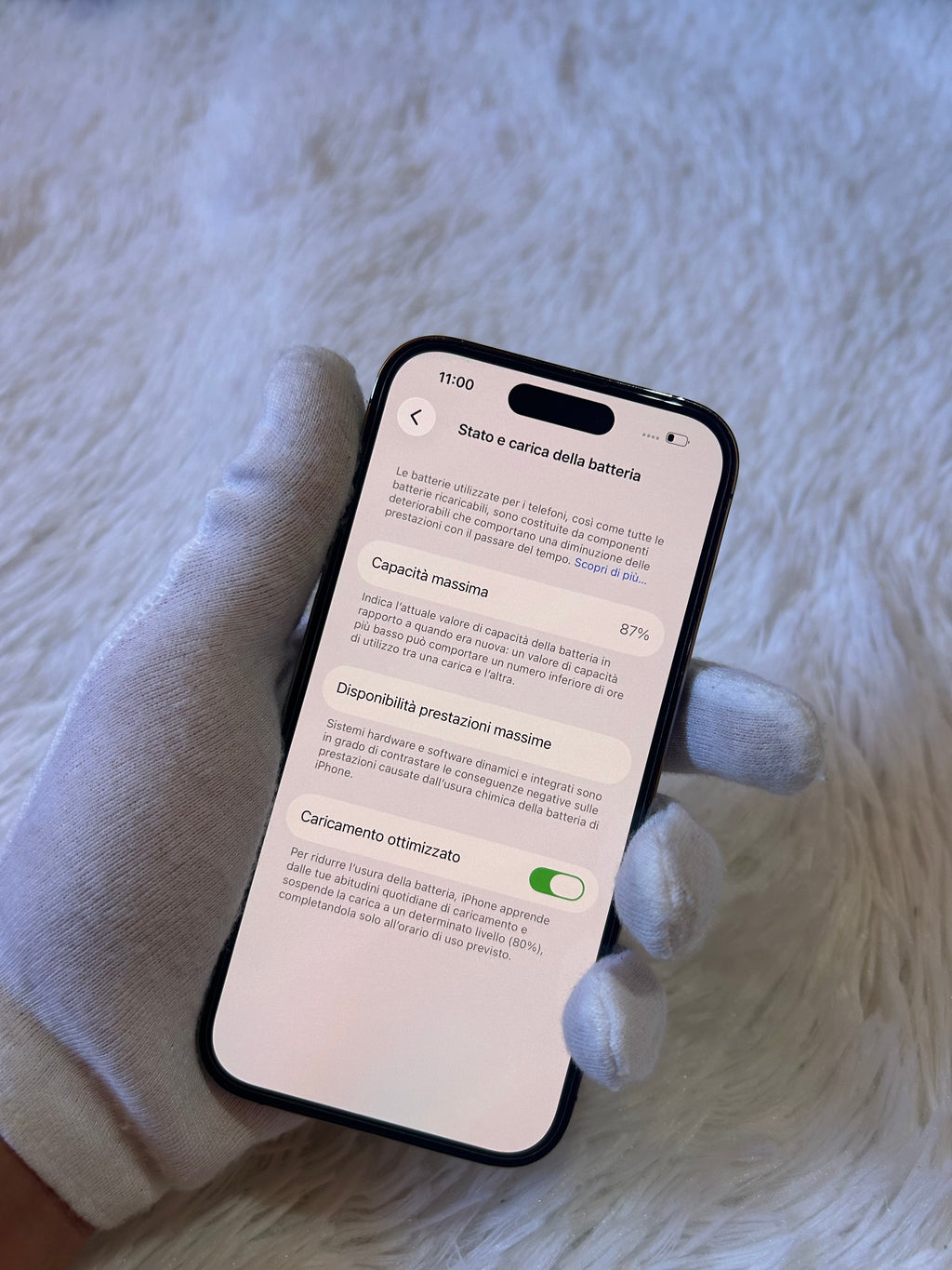 iPhone 14 Pro Deep Purple 128 Gb - Batteria 87%