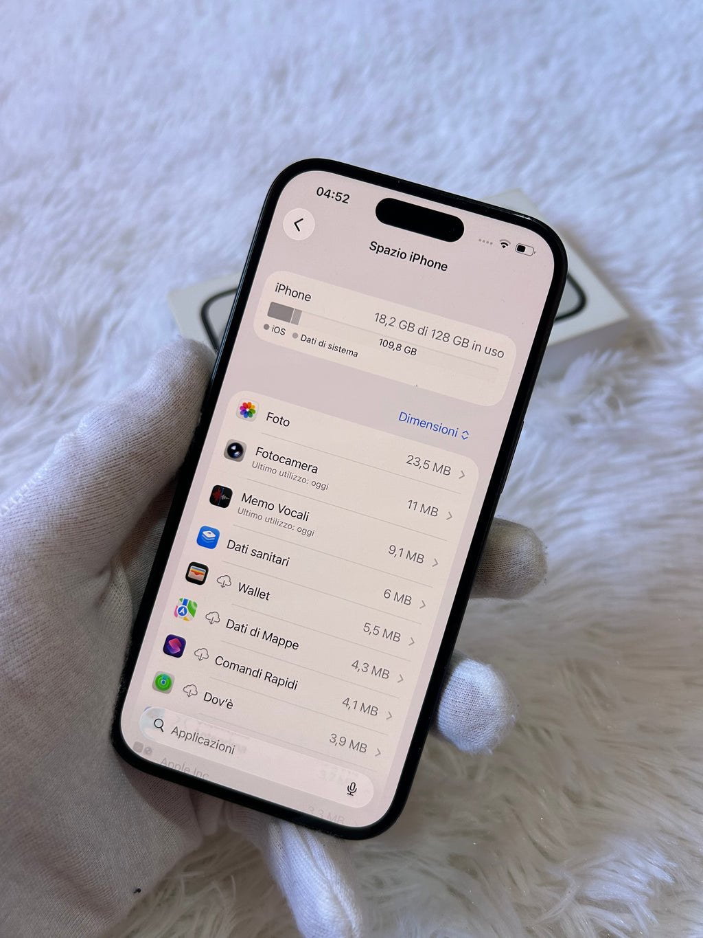 iPhone 15 Nero 128 gb - Batteria 100%