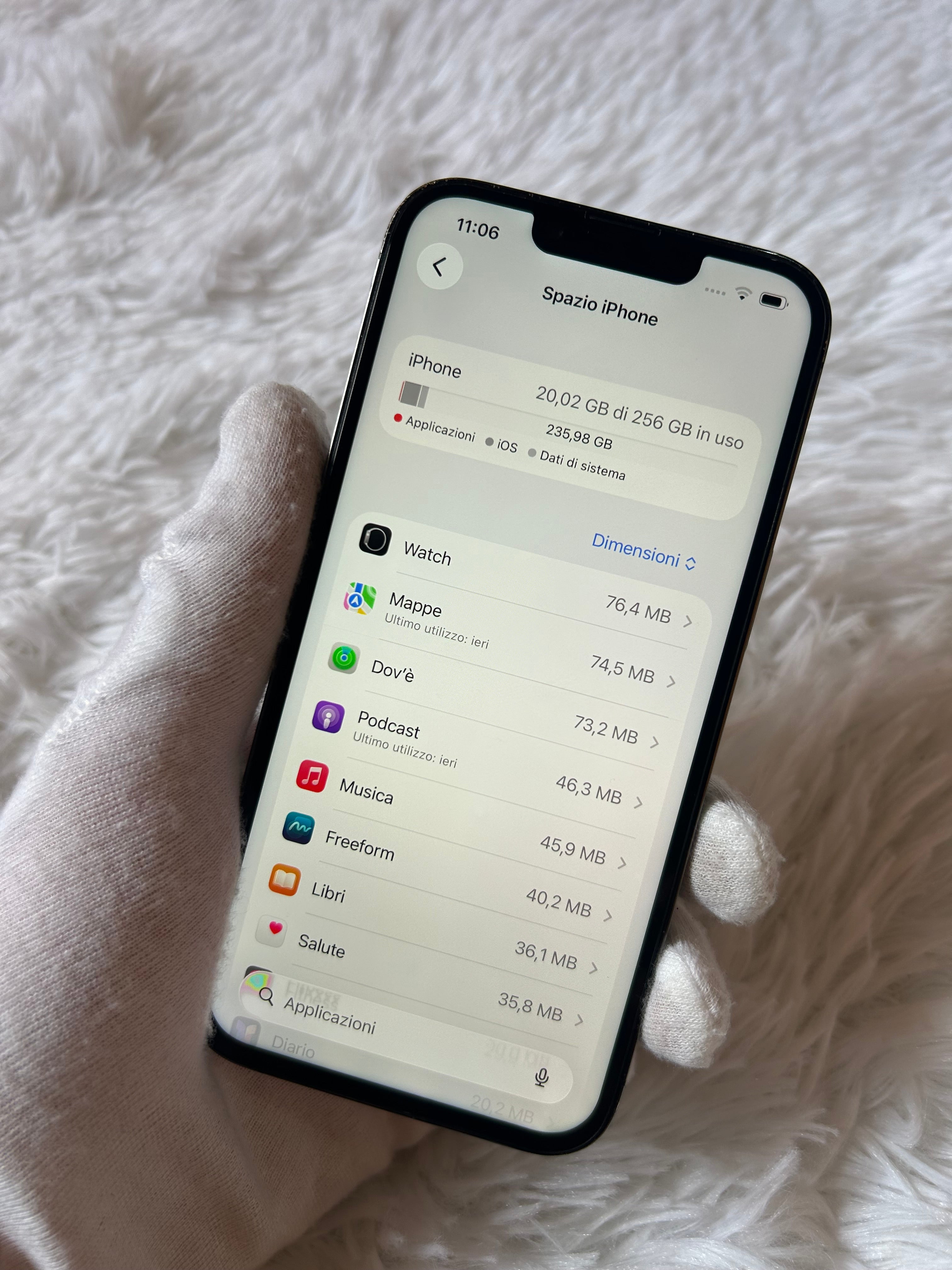 iPhone 13 Pro 256 Gb Graphite - Batteria 100%