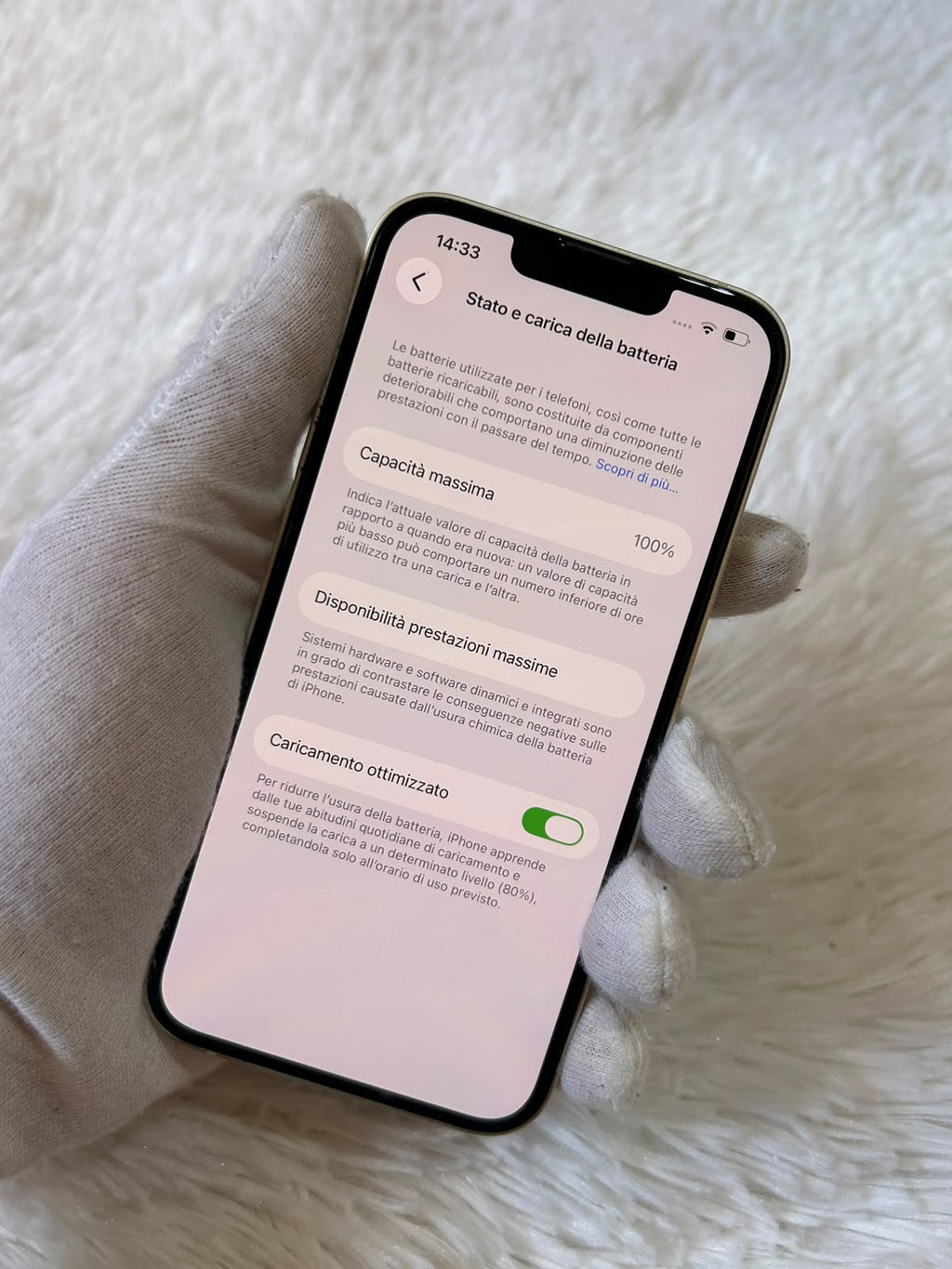iPhone 13 128 Gb Starlight - Batteria 100%