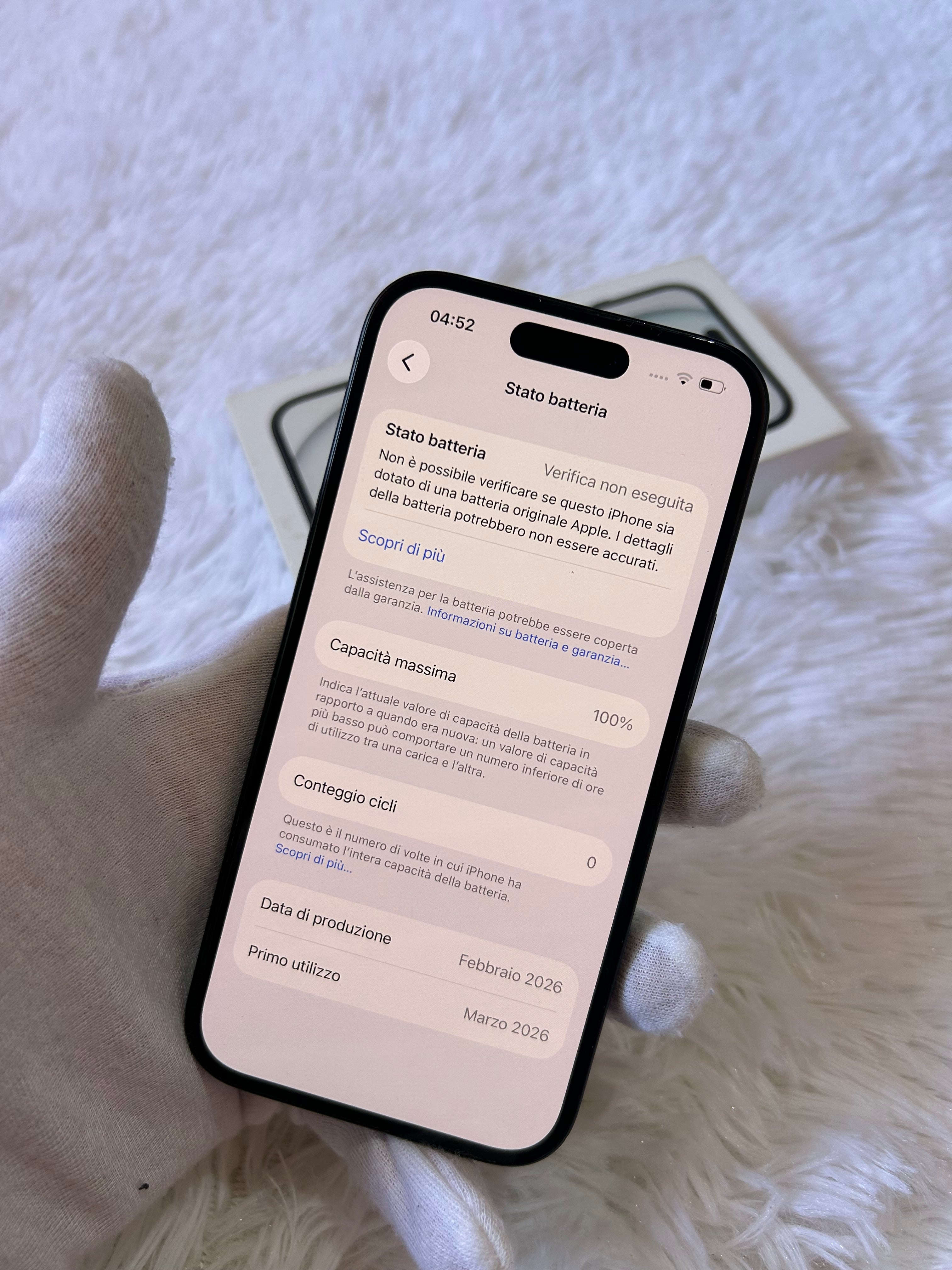 iPhone 15 Nero 128 gb - Batteria 100%