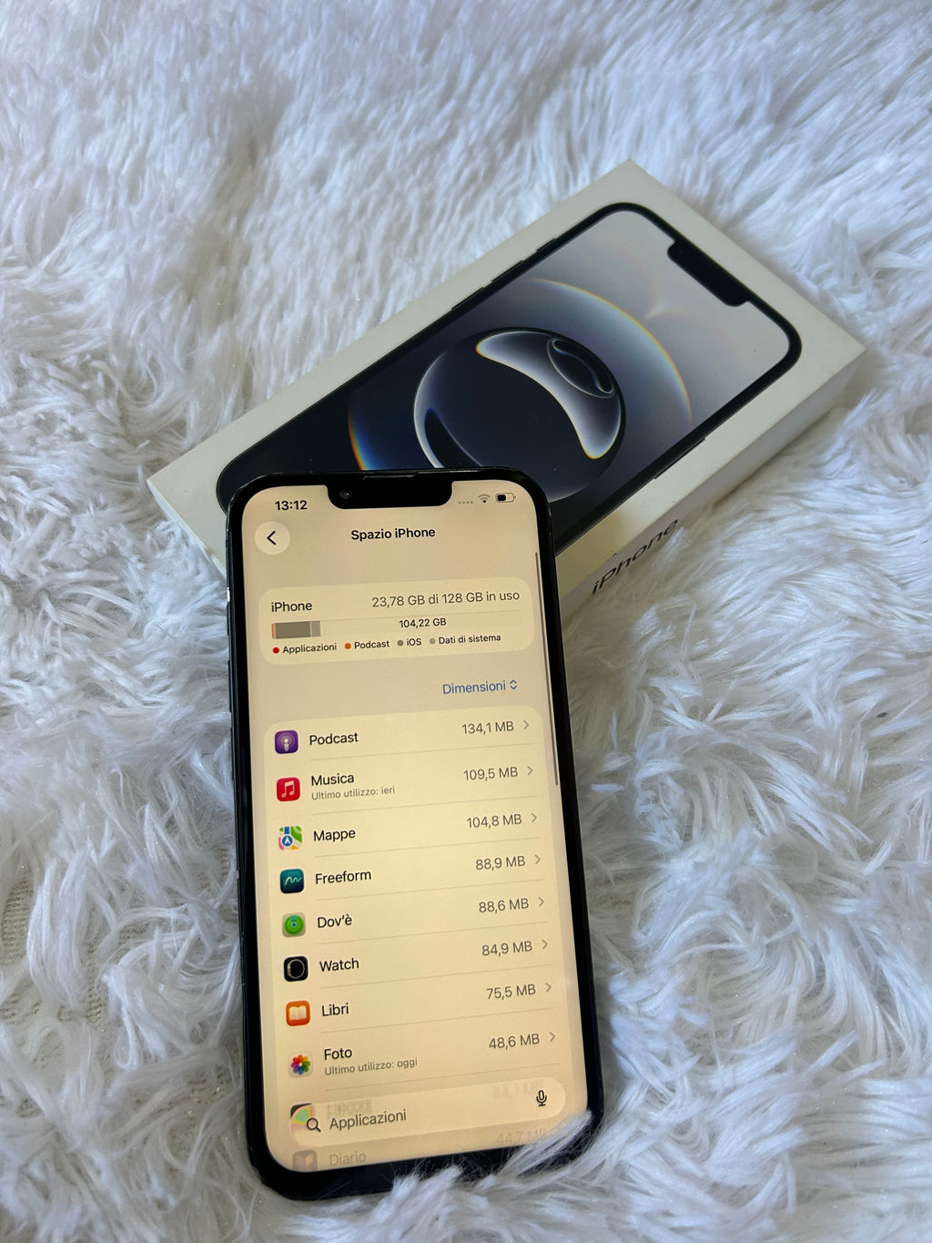 iPhone 16e 128 Gb Nero - Scatola Originale inclusa