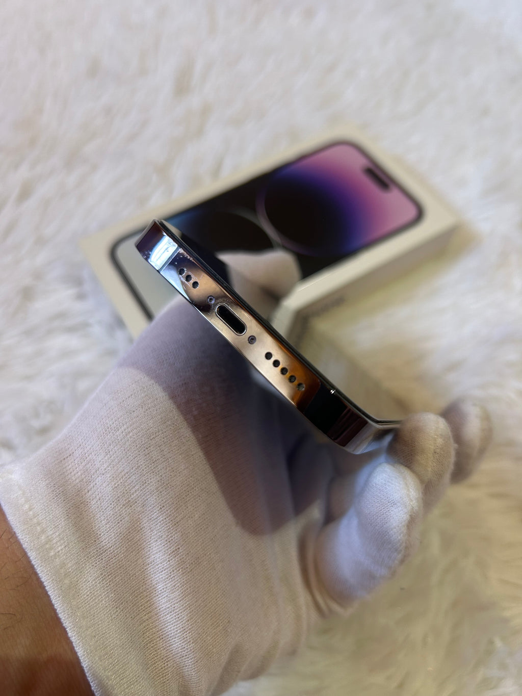 iPhone 14 Pro 128 Gb Deep Purple - Batteria 100%