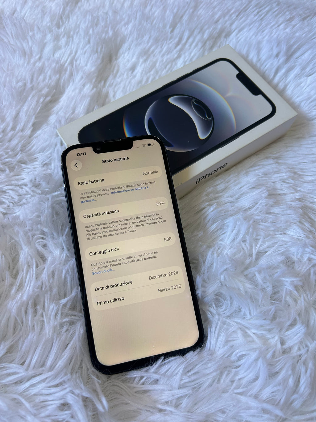 iPhone 16e 128 Gb Nero - Scatola Originale inclusa