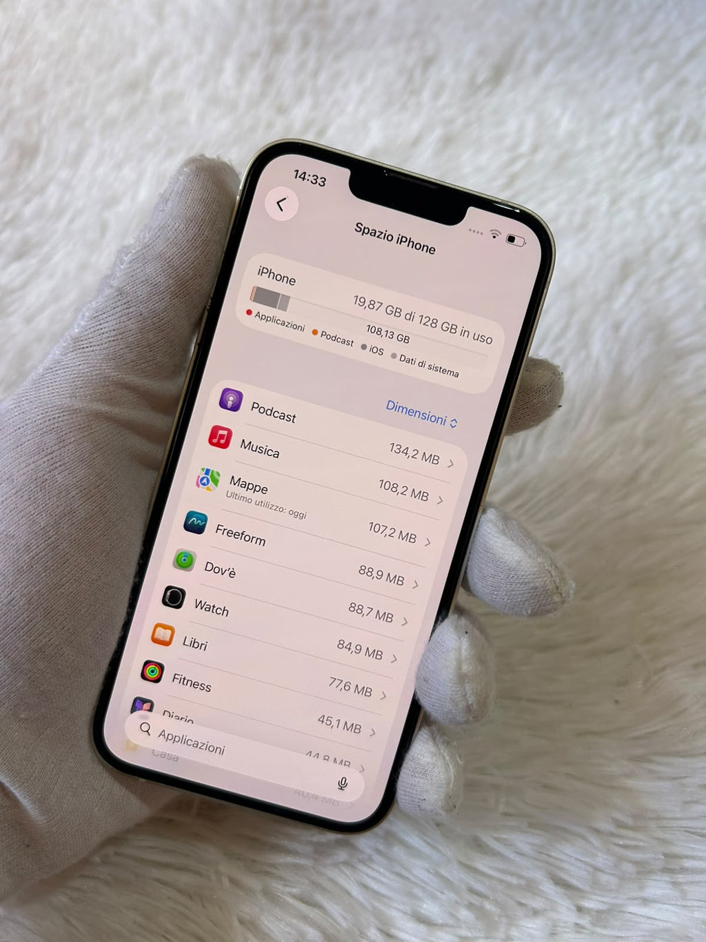 iPhone 13 128 Gb Starlight - Batteria 100%