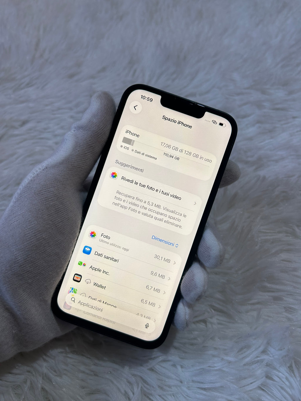 iPhone 14 128 Gb Midnight - Batteria 100%