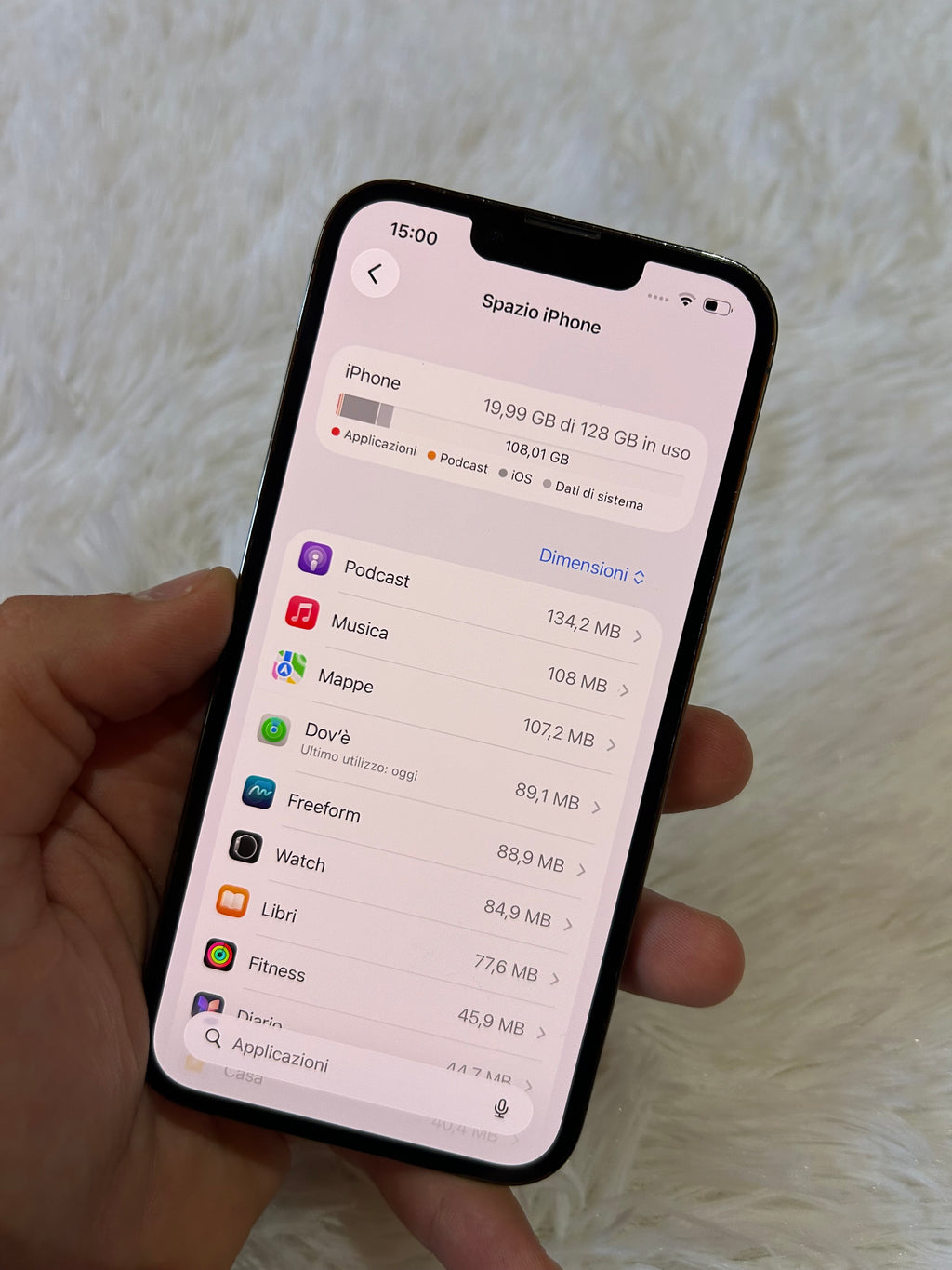 iPhone 13 Pro 128 Gb Graphite - Batteria 100%