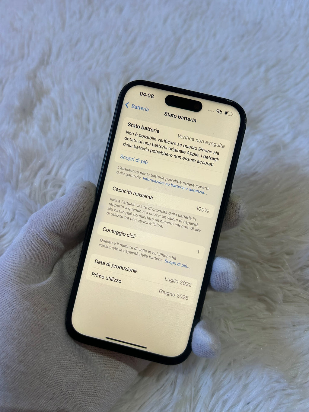 iPhone 15 128 Gb Nero - Batteria 100%