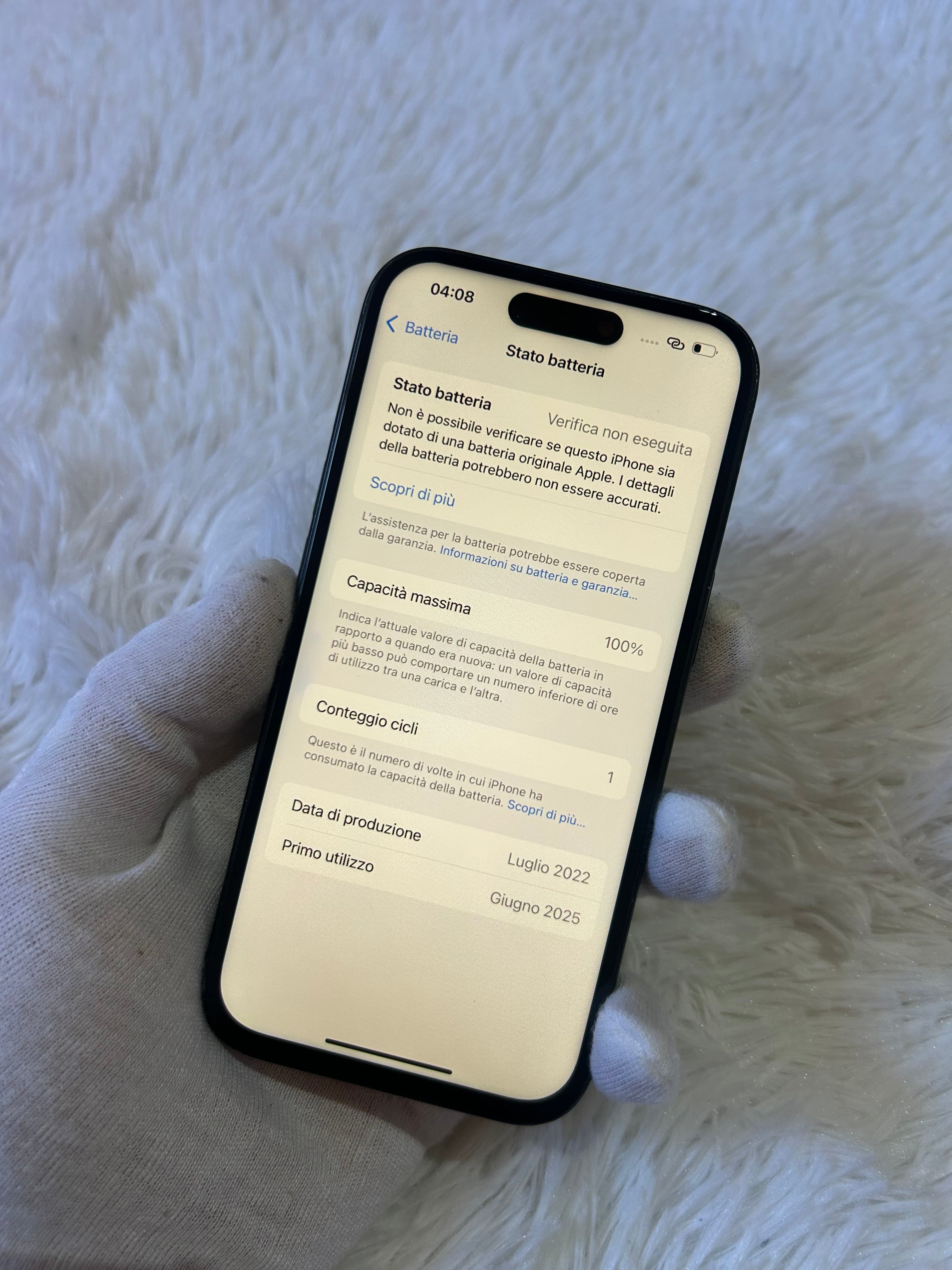 iPhone 15 128 Gb Nero - Batteria 100%